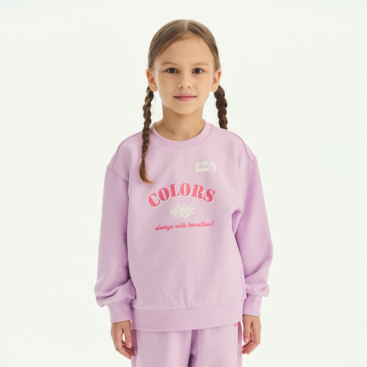베네통키즈(BENETTONKIDS) 베네통 맨투맨_QAMT15561VO