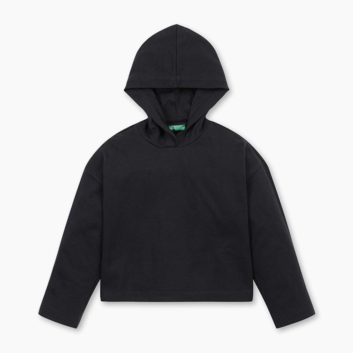 베네통키즈(BENETTONKIDS) 그래픽 후디 맨투맨_3NBMC2053BK