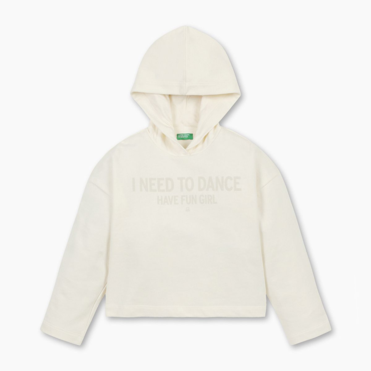베네통키즈(BENETTONKIDS) 그래픽 후디 맨투맨_3NBMC2053CR