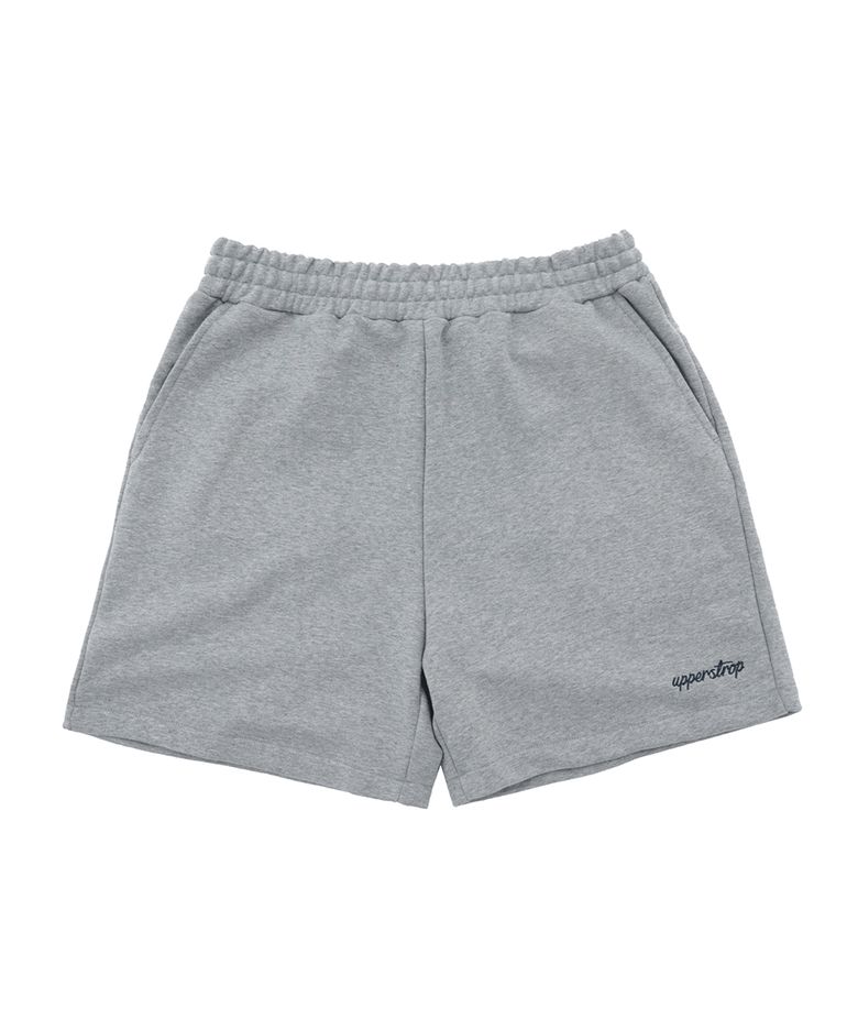 [UP3070] UPST GOLF 베이직 스웨트 쇼츠 멜란지그레이