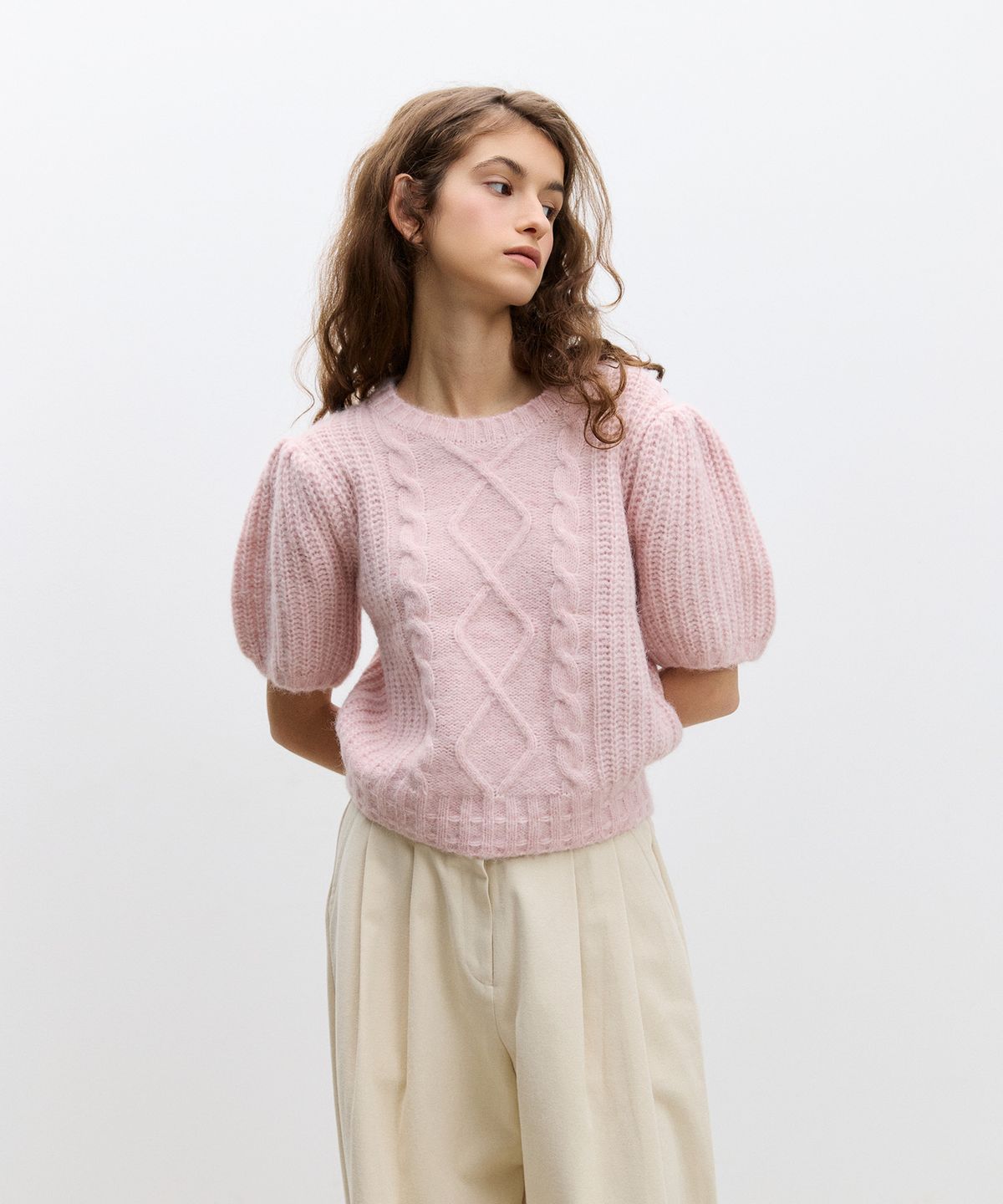 리리수(LILISU) Sofy Knit Top / Pink