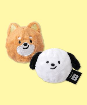 바잇미 강아지 공 장난감 세트 (2개입/삑삑)