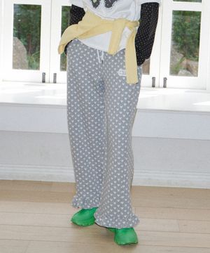 러블리 하트 프릴 팬츠 (2C) (Gray)