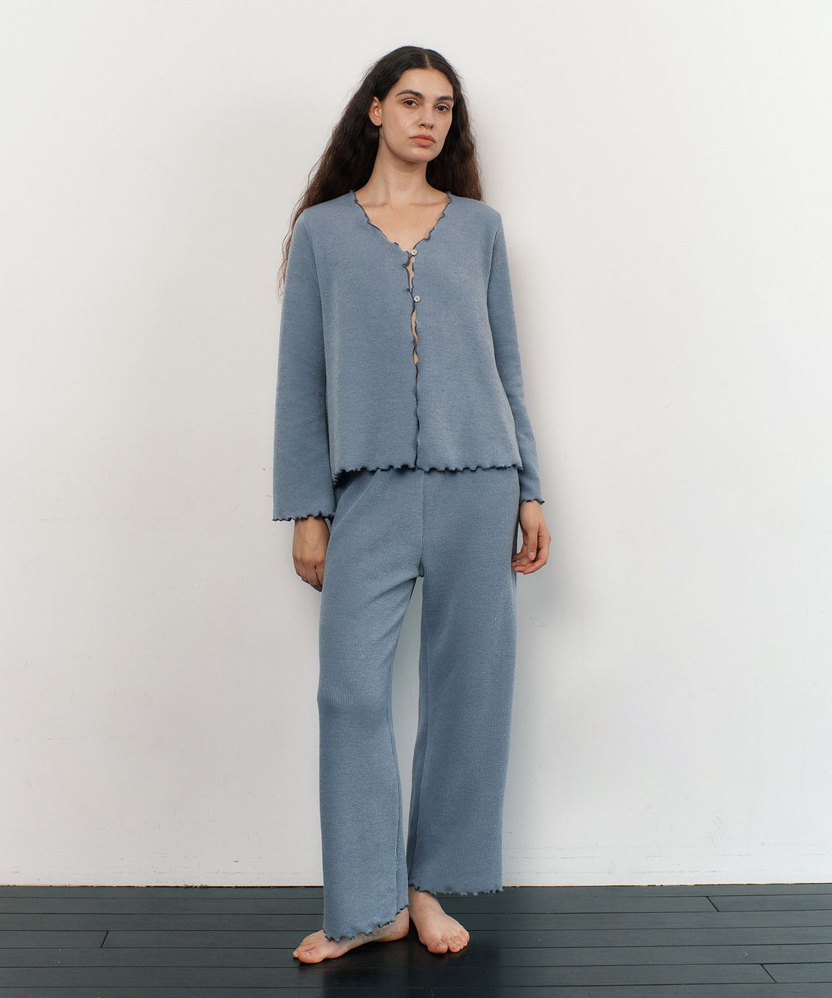 아템포(ATEMPO) EASY PAJAMA SET_steel blue