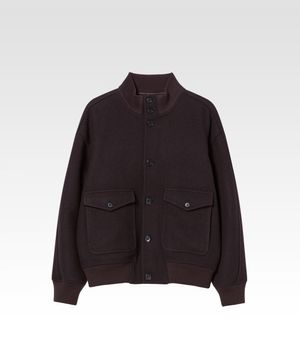 A-1 울 블루종 브라운