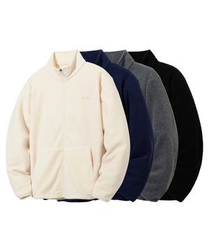 베이직 플리스 집업 자켓 4color
