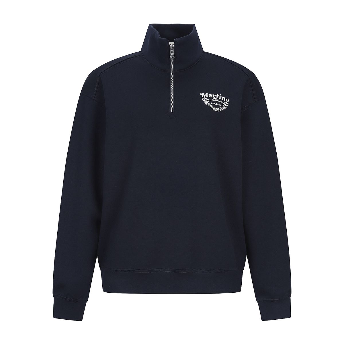 마틴골프(MARTINE GOLF) High Neck Half zip Sweatshirts_NAVY
