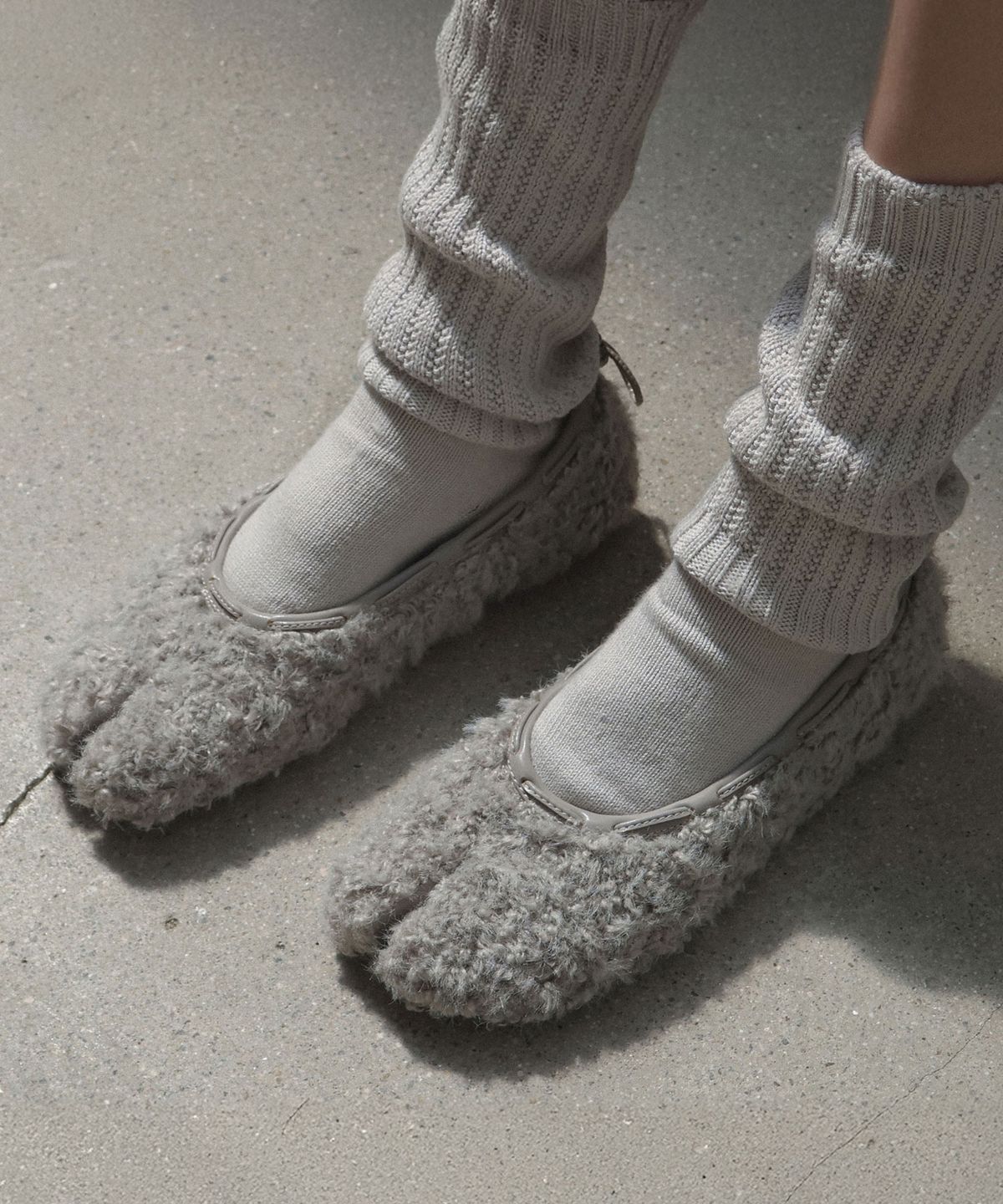 페이즈(PAES) Teddy String Flat / Gray