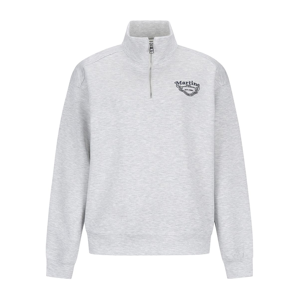 마틴골프(MARTINE GOLF) High Neck Half zip Sweatshirts_M/GRAY