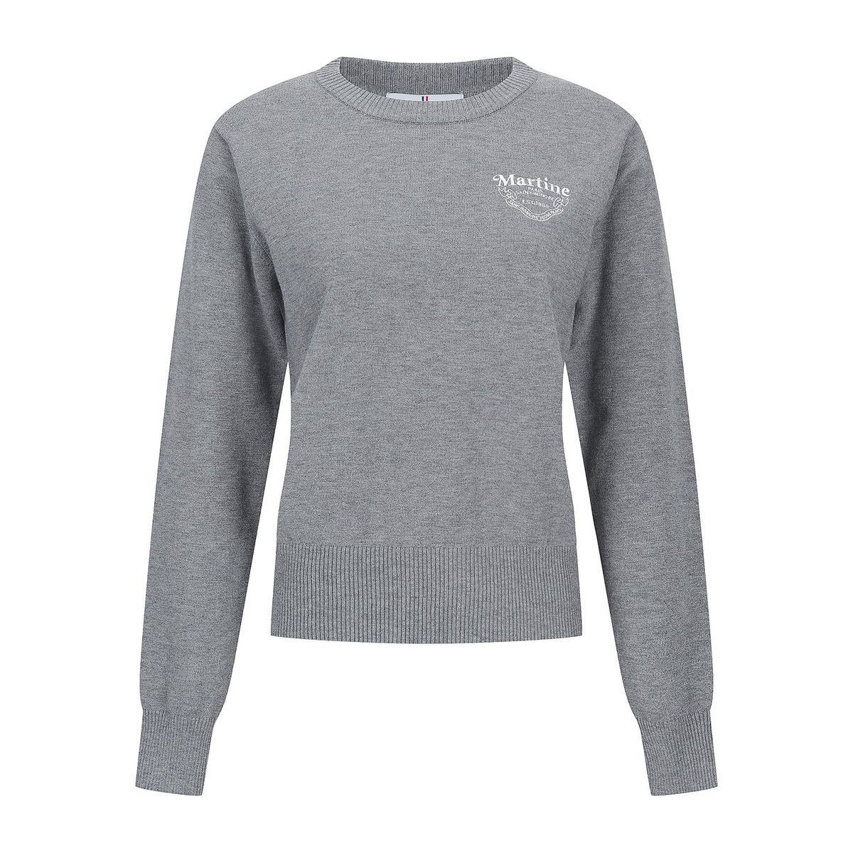 마틴골프(MARTINE GOLF) Essenial Round Knit_M/GRAY