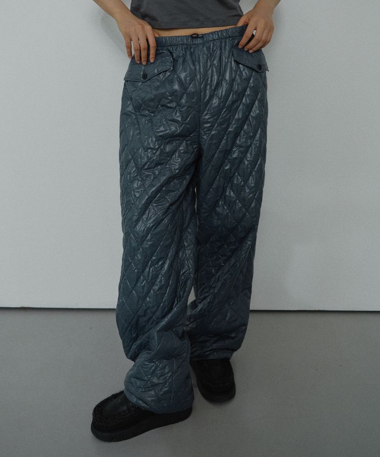 [CORE] QUILTED BANDING PANTS - THE QUIET BLUE