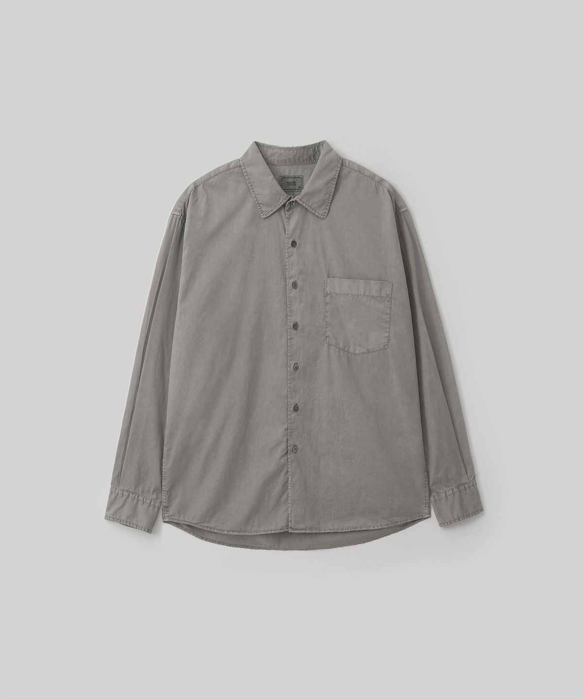 어나더 오피스(ANOTHER OFFICE) [AW] Ordinary Garment Shirt (Faded Gray)