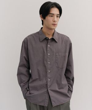 Ordinary Garment Shirt (Charcoal brown)