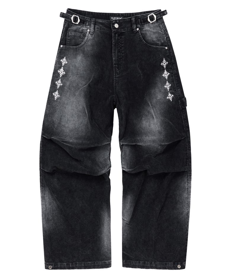 Corduroy Wide Carpenter Pants (TP0069)