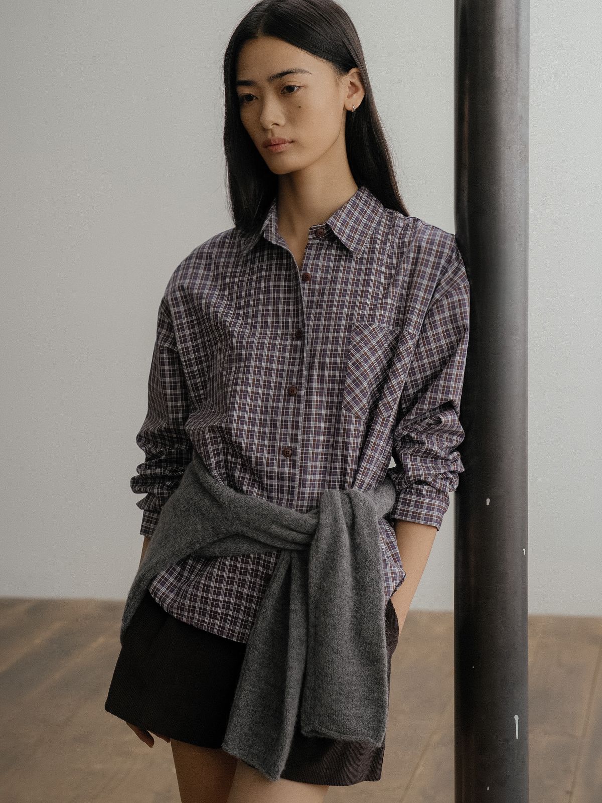 프리버07(FRIVER07) Pocket check shirt [FRFA02SH03]_2color