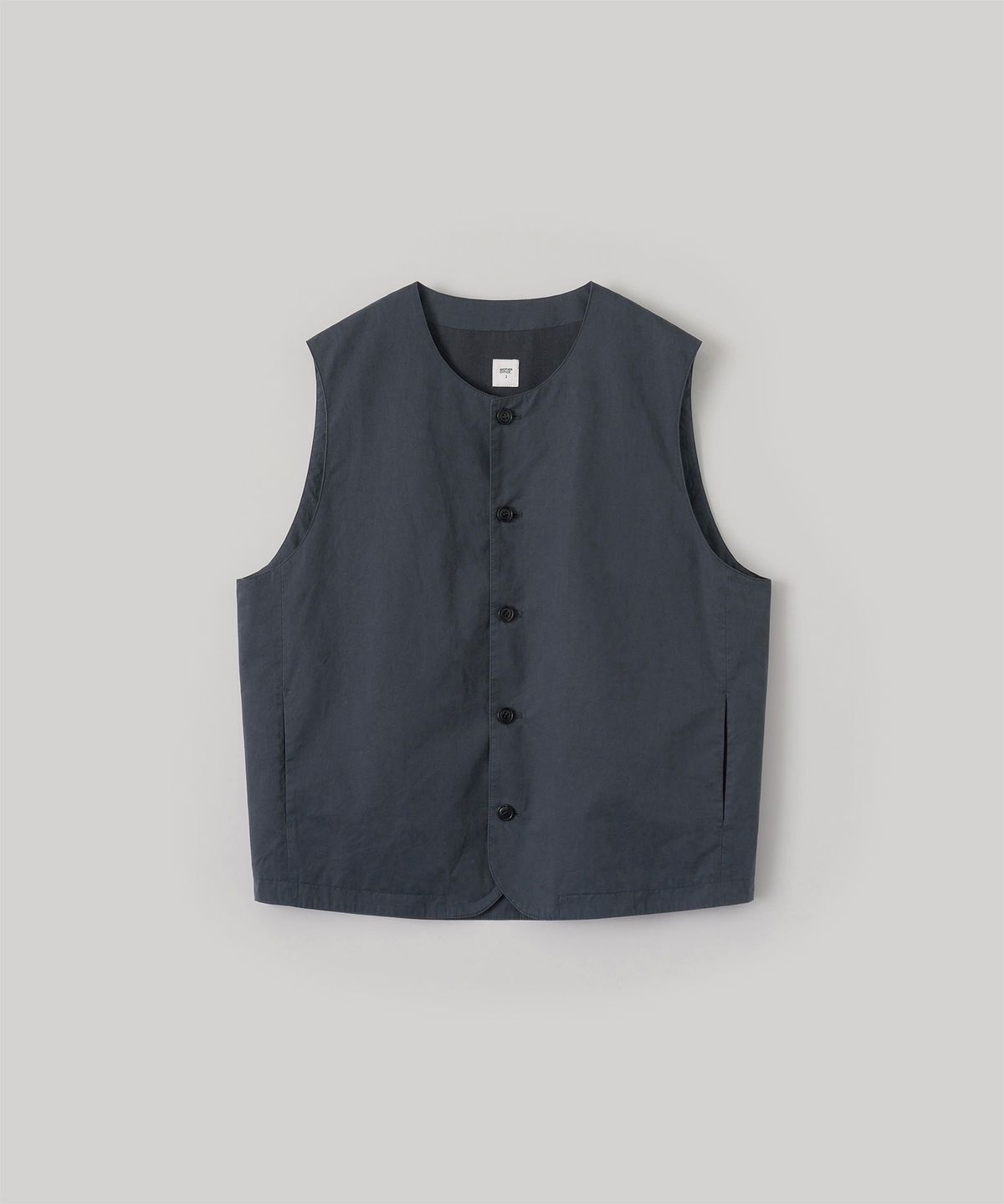 어나더 오피스(ANOTHER OFFICE) Bonjour Round Neck Vest (Nautical gray)
