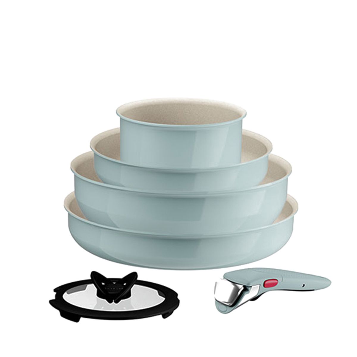 테팔(TEFAL) 매직핸즈 세레니티 유칼립투스 냄비/프라이팬 6P세트