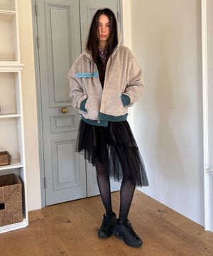 WAVE SHA SKIRT / black