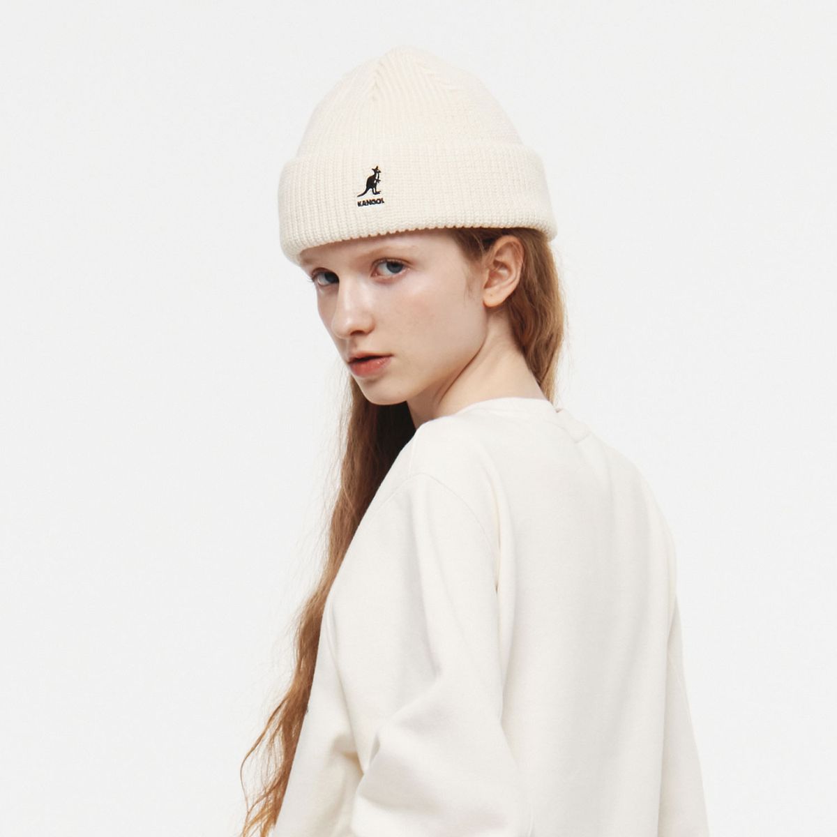 캉골(KANGOL) 카디널 투웨이 비니 3454 내추럴