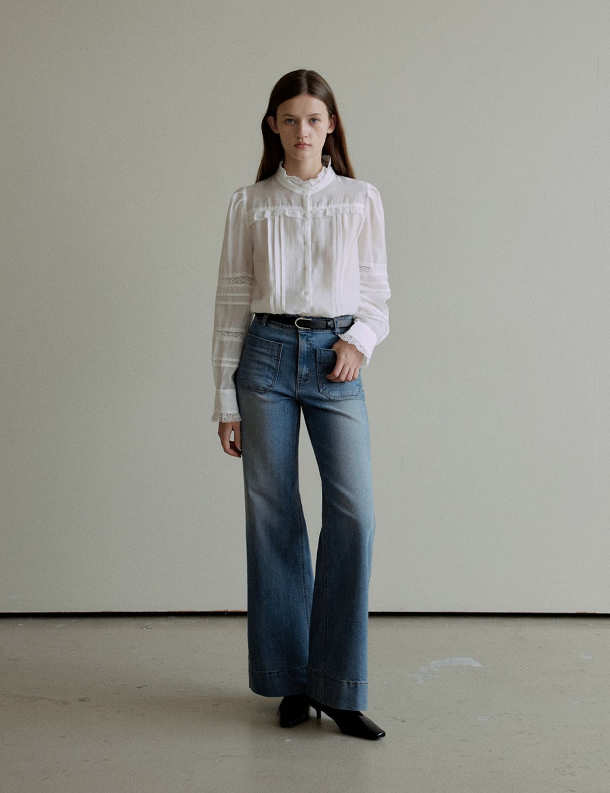 더엘로(THEELO) Selby Pocket Denim (Blue)