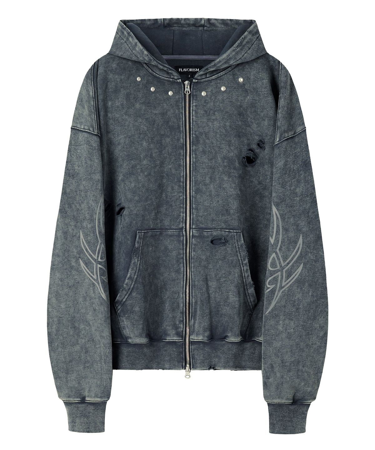 플레이버리즘(FLAVORISM) Tribal Hooded Zip-up (TO0024-1)