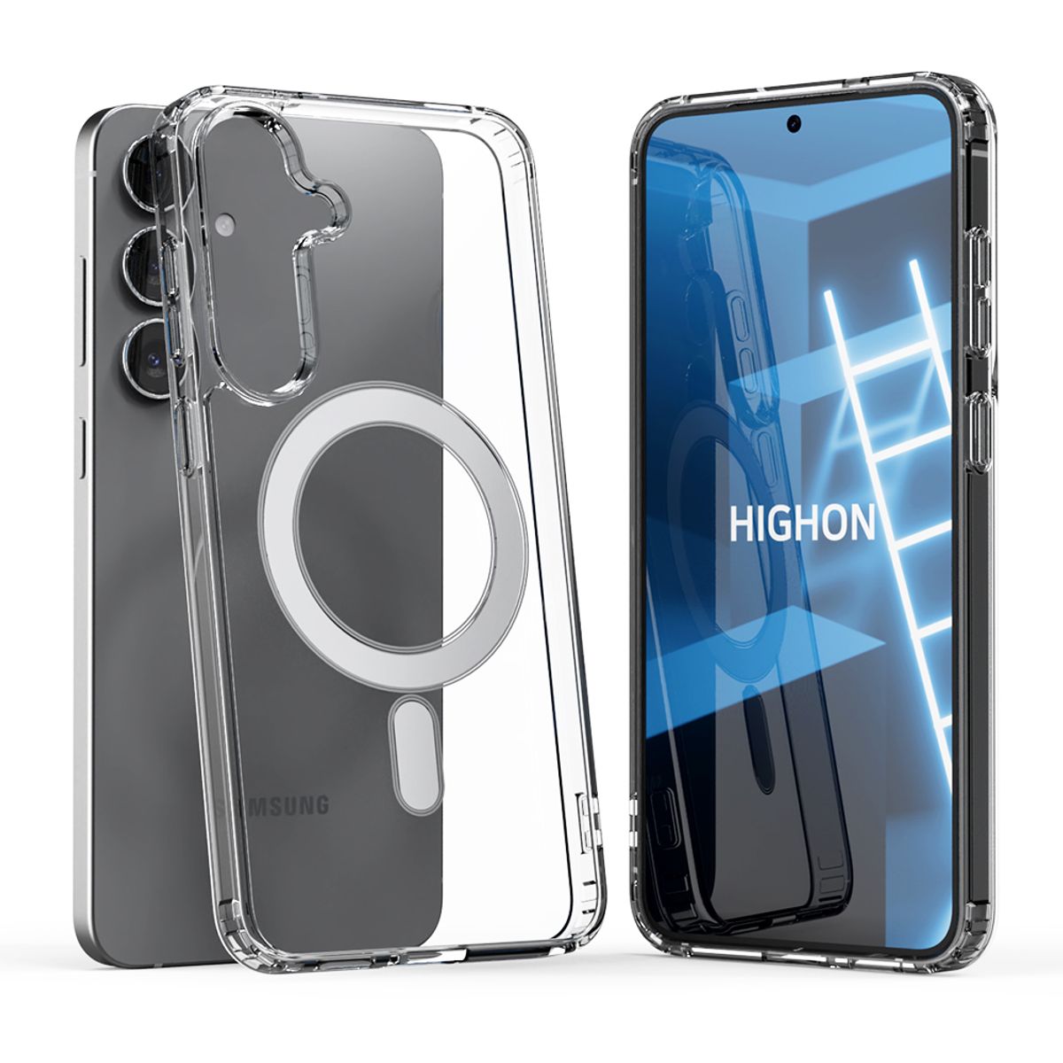 하이온(HIGHON) 갤럭시 S25FE 케이스 CEC 맥세이프 호환 투명 S731