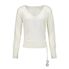 Sugarplum v-neck knit (ivory)