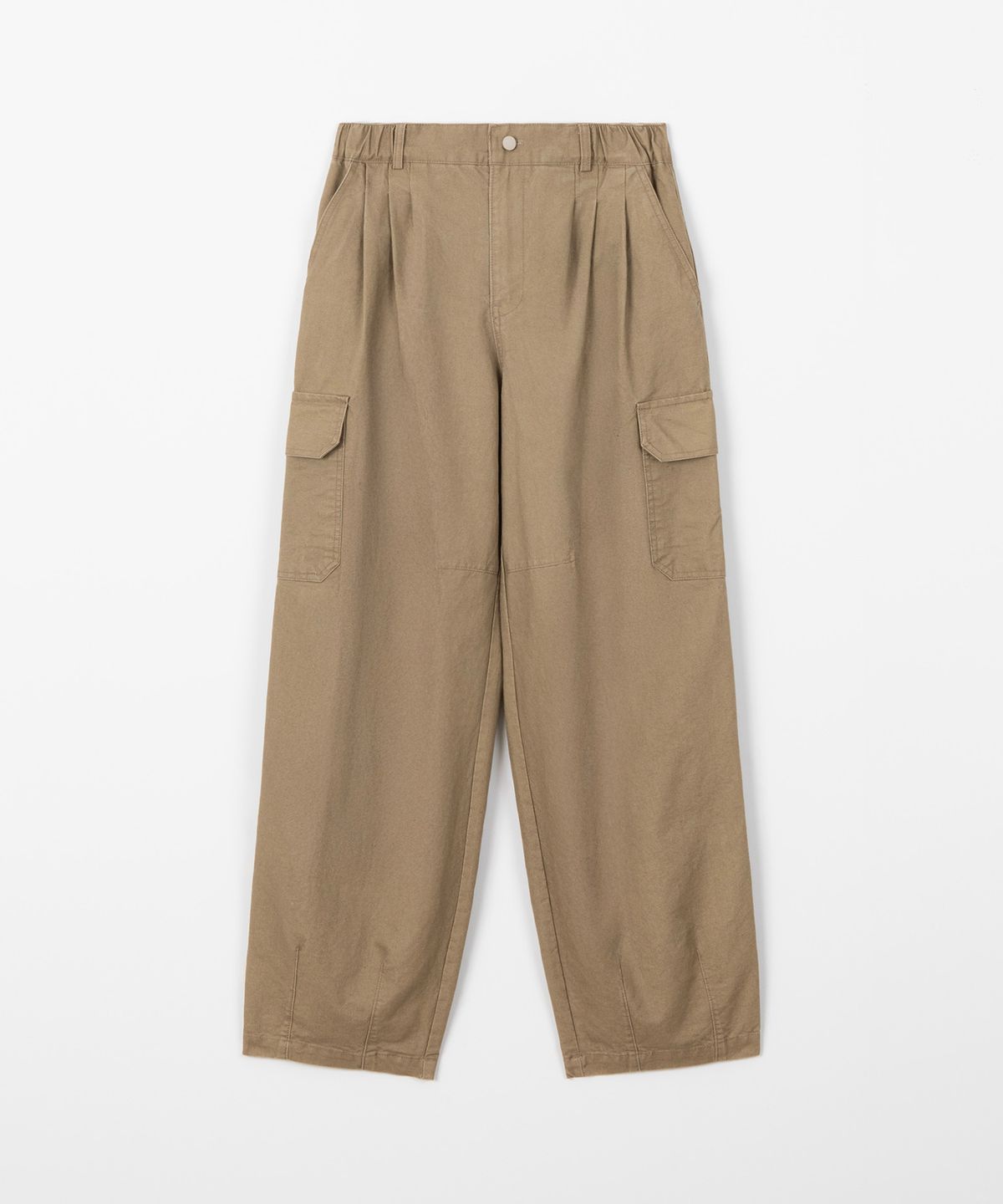 디앤드퀘스천(THEENDQUESTION) Pigment washed cargo pants / BEIGE
