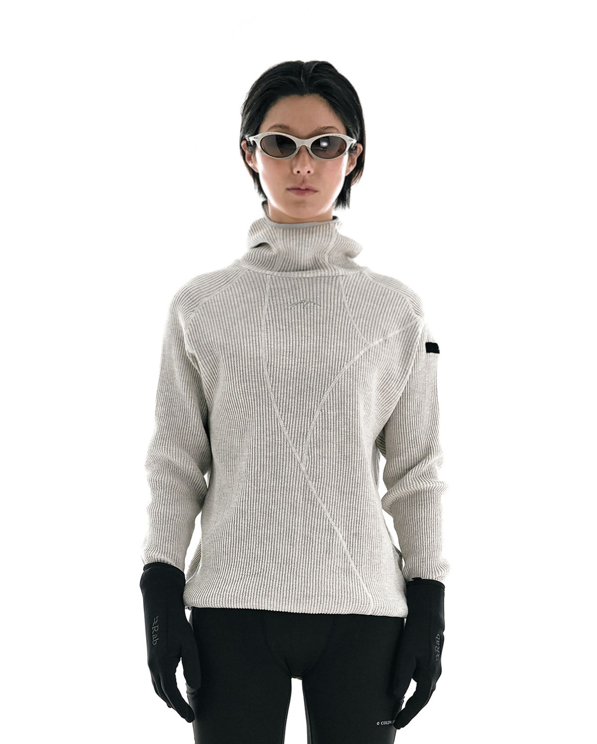콜드웜(COLDWARM) Waffle Warmer Hoodie (Cream Color) -Women-