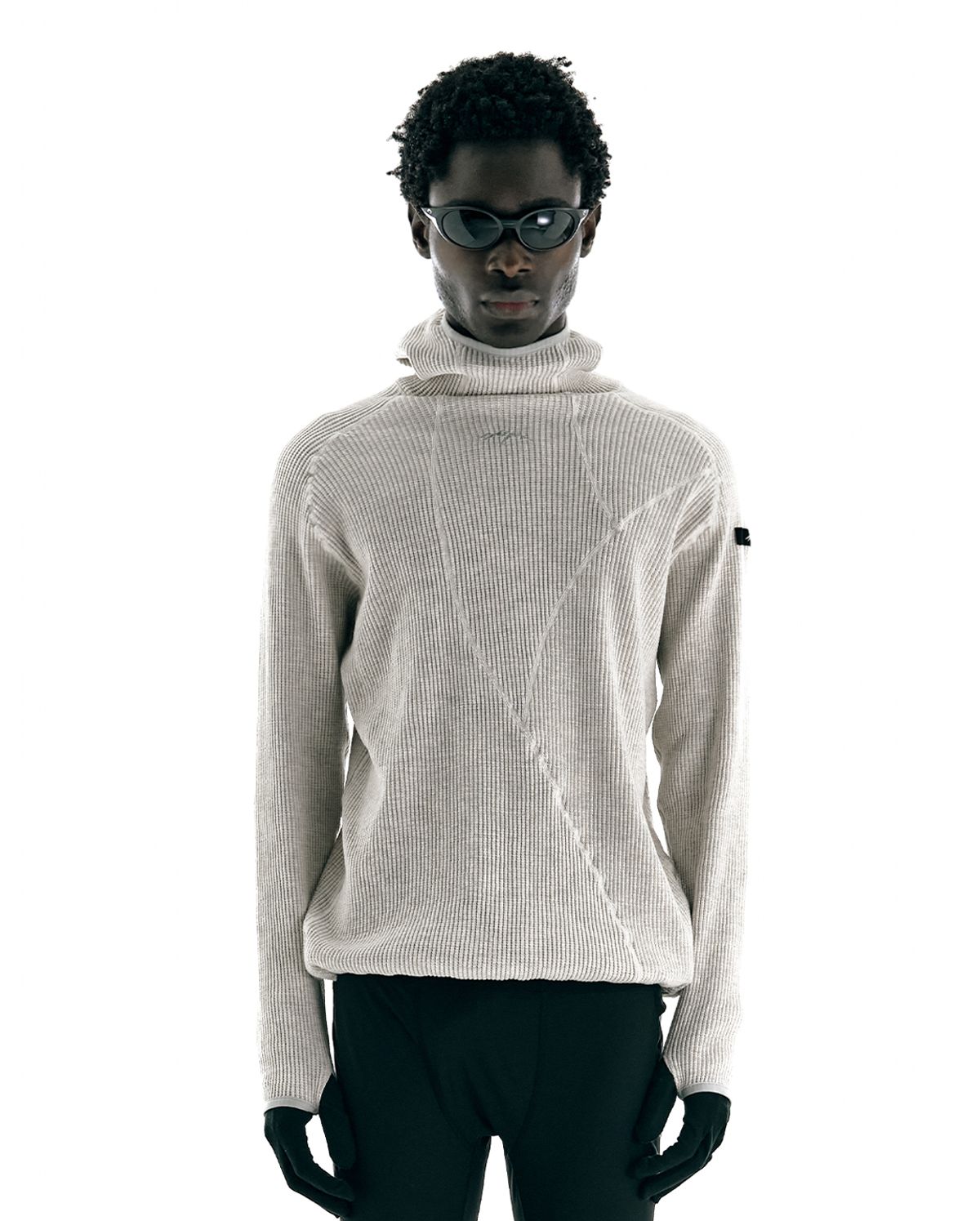 콜드웜(COLDWARM) Waffle Warmer Hoodie (Cream Color)