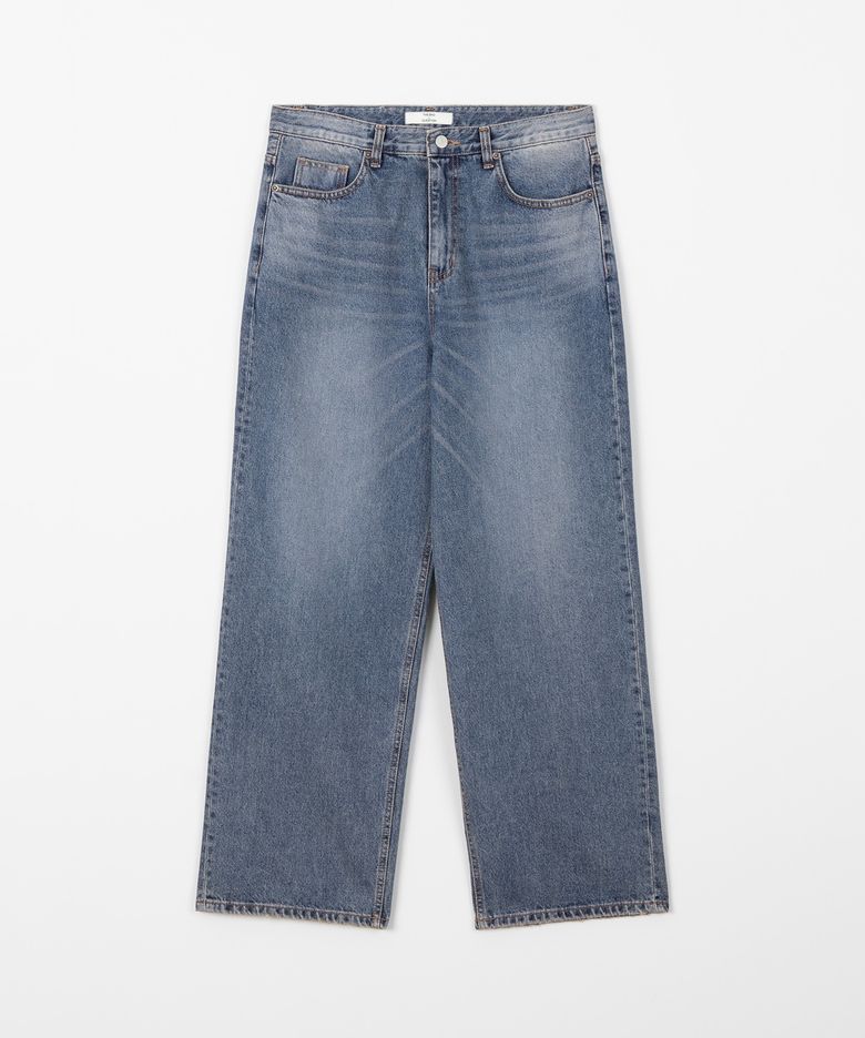 Dirty washed jeans / BLUE