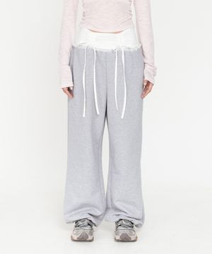 레이스 셔링 트레이닝 팬츠