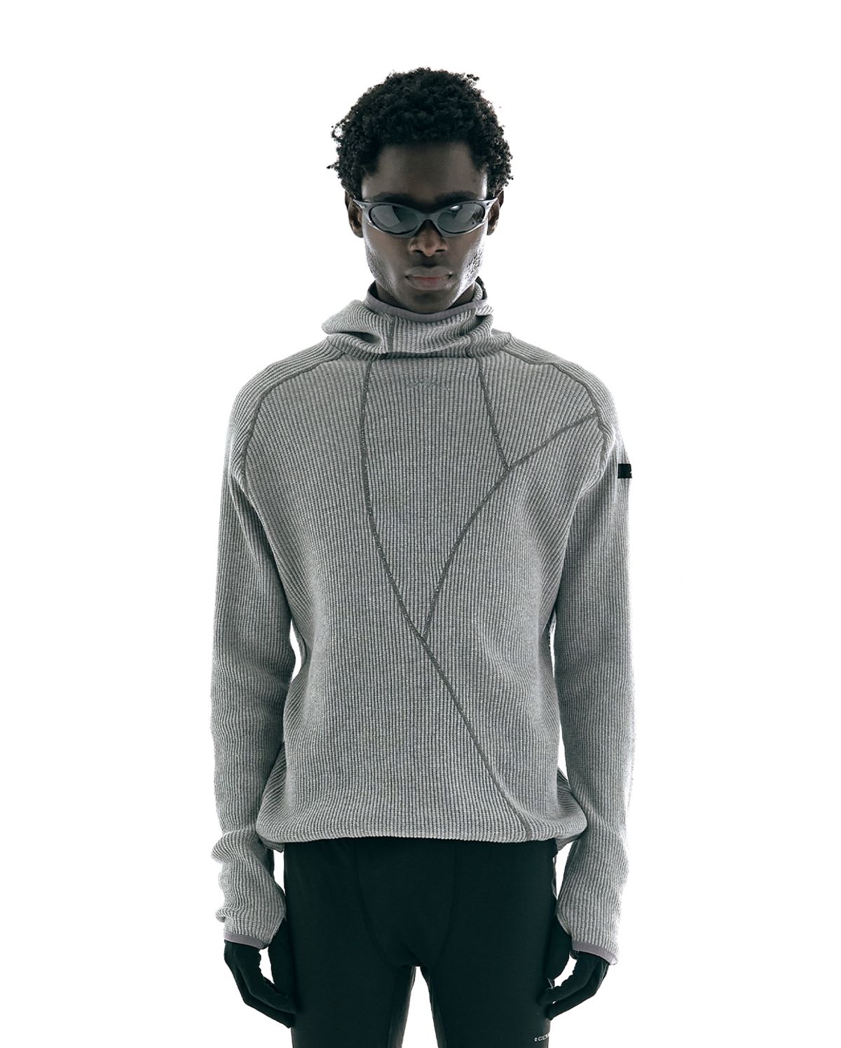 콜드웜(COLDWARM) Waffle Warmer Hoodie (Grey Color)