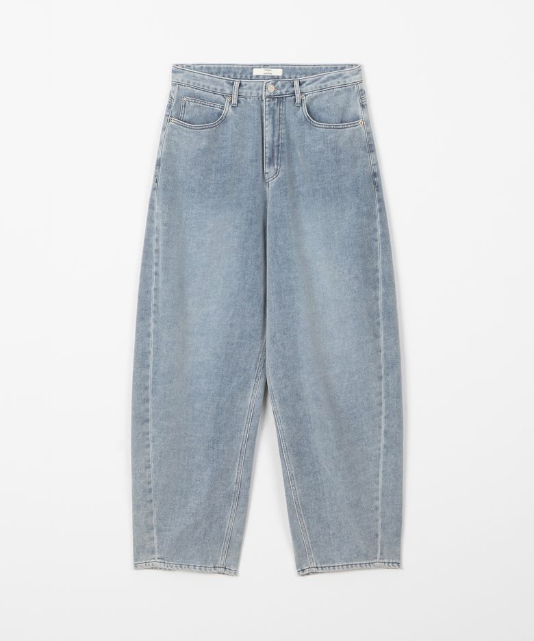 Snow washed jeans / LIGHT BLUE