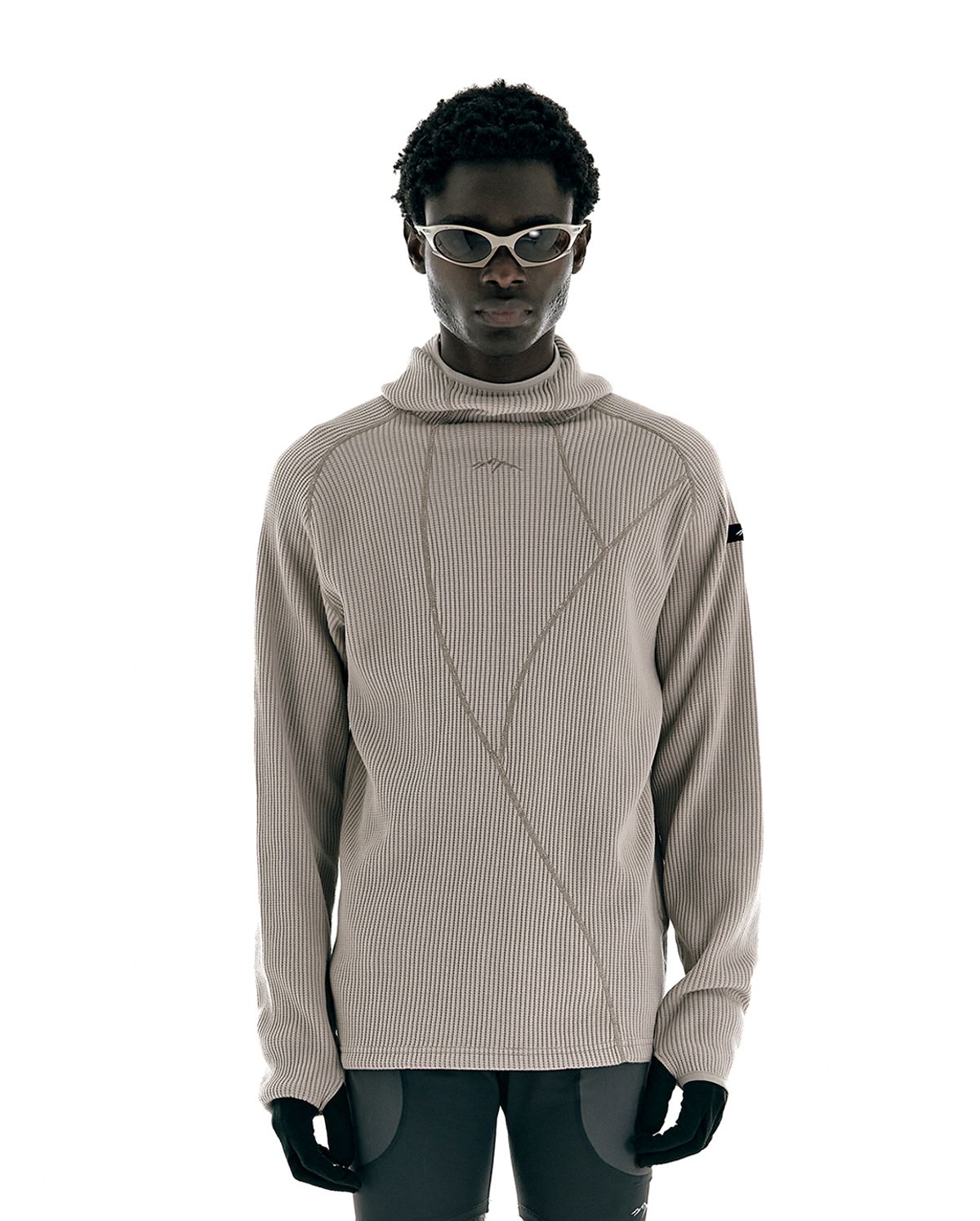 콜드웜(COLDWARM) Waffle Warmer Hoodie (Mocha Color)