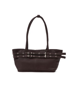 mini belted boat bag (espresso)