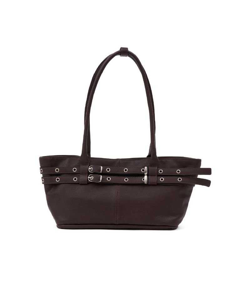 mini belted boat bag (espresso)