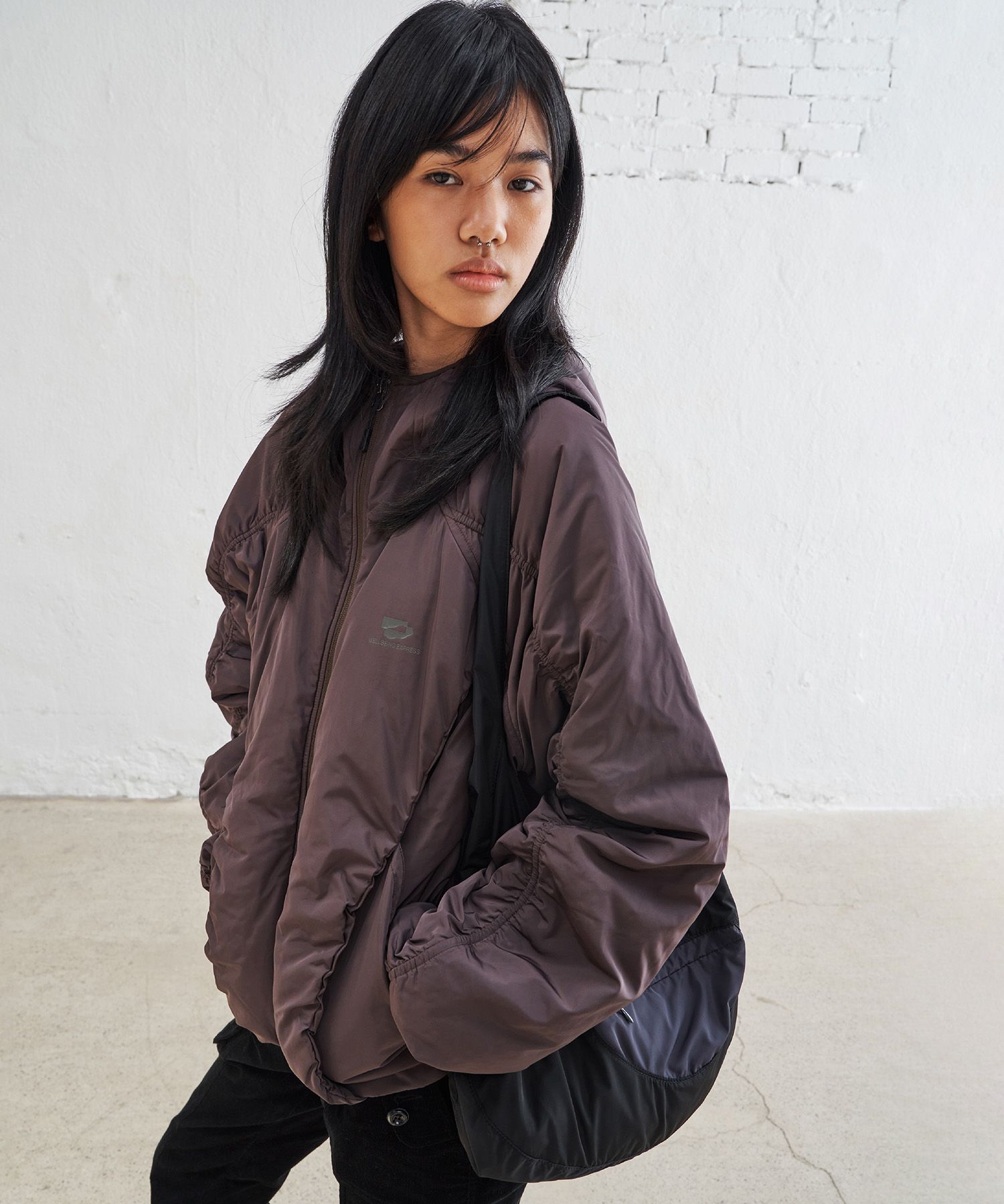MUSINSA公式 | WELLBEING EXPRESS Thinsulate Padded Jacket Brown