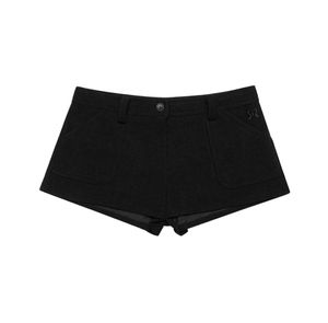 LOW CORDUROY SHORTS BLACK