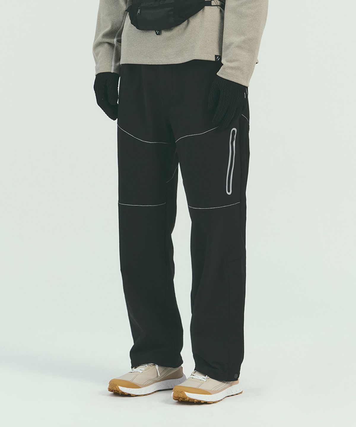 웰터 익스페리먼트(WELTER EXPERIMENT) VENT HIKE+ PANTS_BLACK
