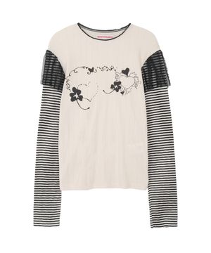 하트 레이스 레이어드 롱슬리브