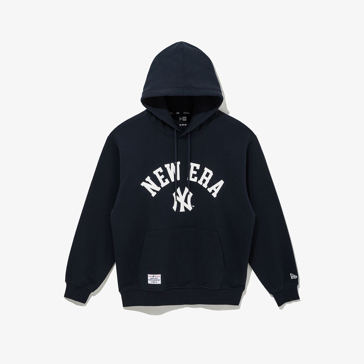 뉴에라(NEW ERA) MLB 뉴욕 양키스 로고 후드 다크 네이비 14742011