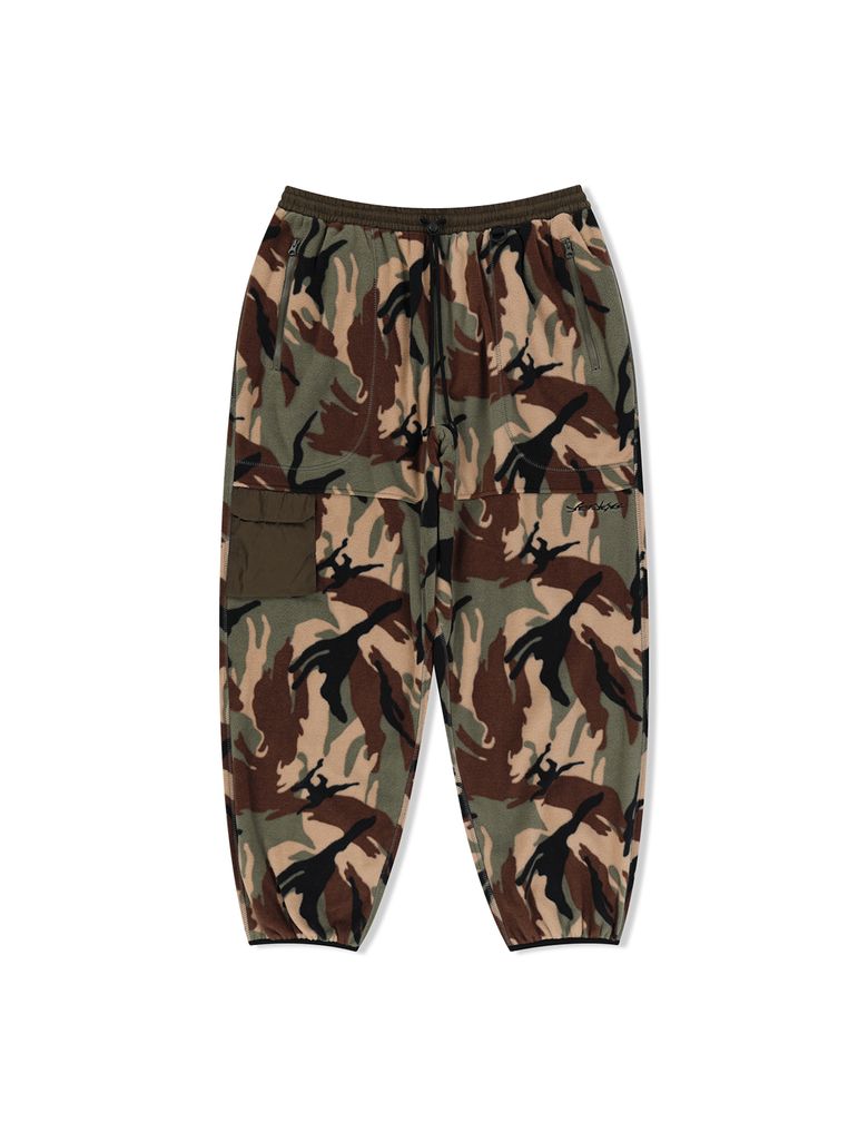 Y.E.S Pocket Fleece Pants Camo