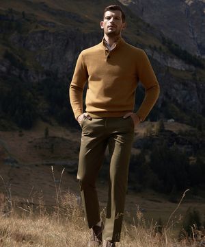 (M) 셰네일 코튼 테이퍼드 팬츠 6color