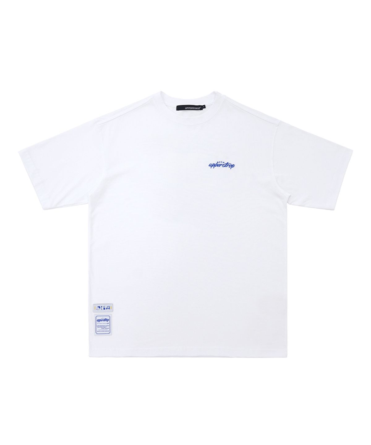 어퍼스트롭(UPPERSTROP) [UP3057] UPST GOLF 라운딩 콤마 반팔티셔츠 화이트
