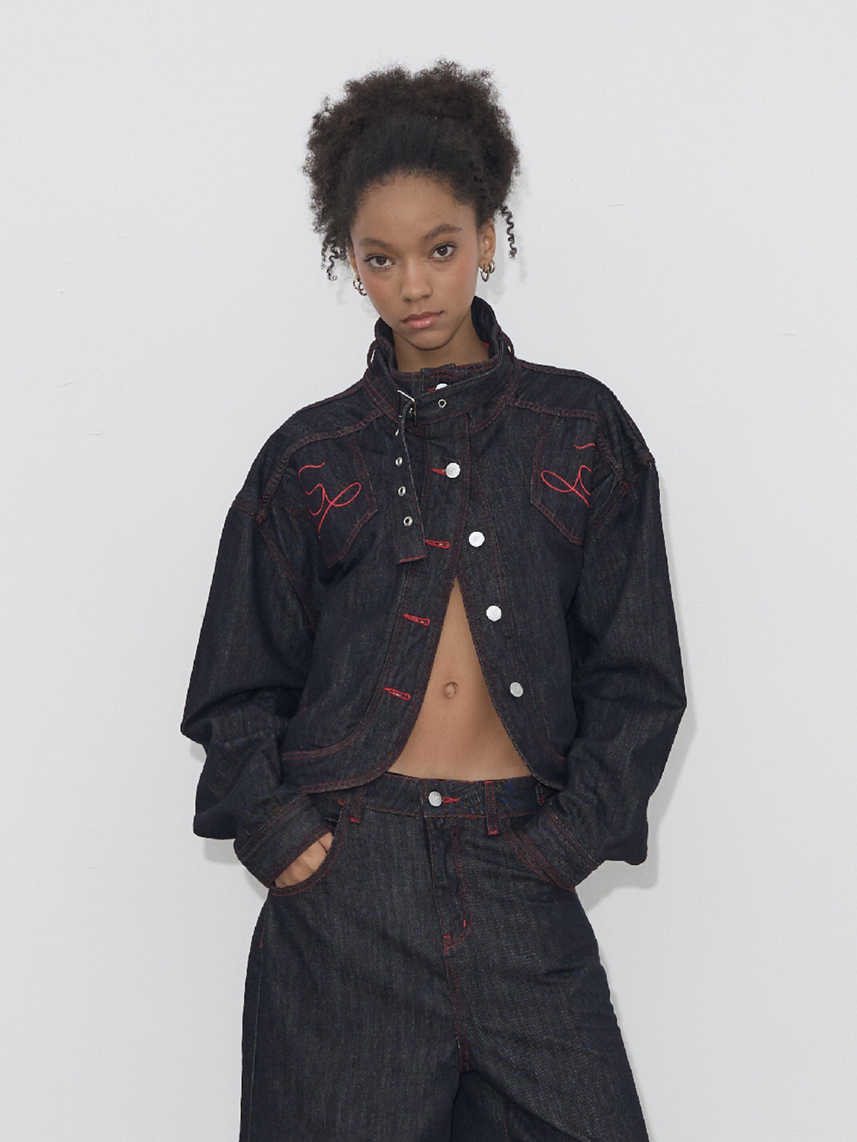 그로운 낫올드(GROWN NOTOLD) Redline*Denim jacket
