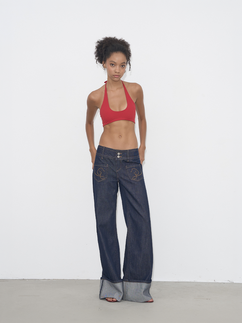 Bohem*Roll-up jeans