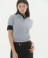 우먼즈 워셔블 수피마 코튼 니티드 폴로 셔츠 [애쉬 라이트 블루]