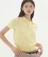 우먼즈 워셔블 수피마 코튼 니티드 폴로 셔츠 [레몬]