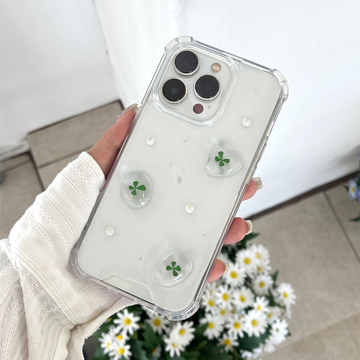 소유템(SOUTEM) Aurora Clover Phone Case_Resin
